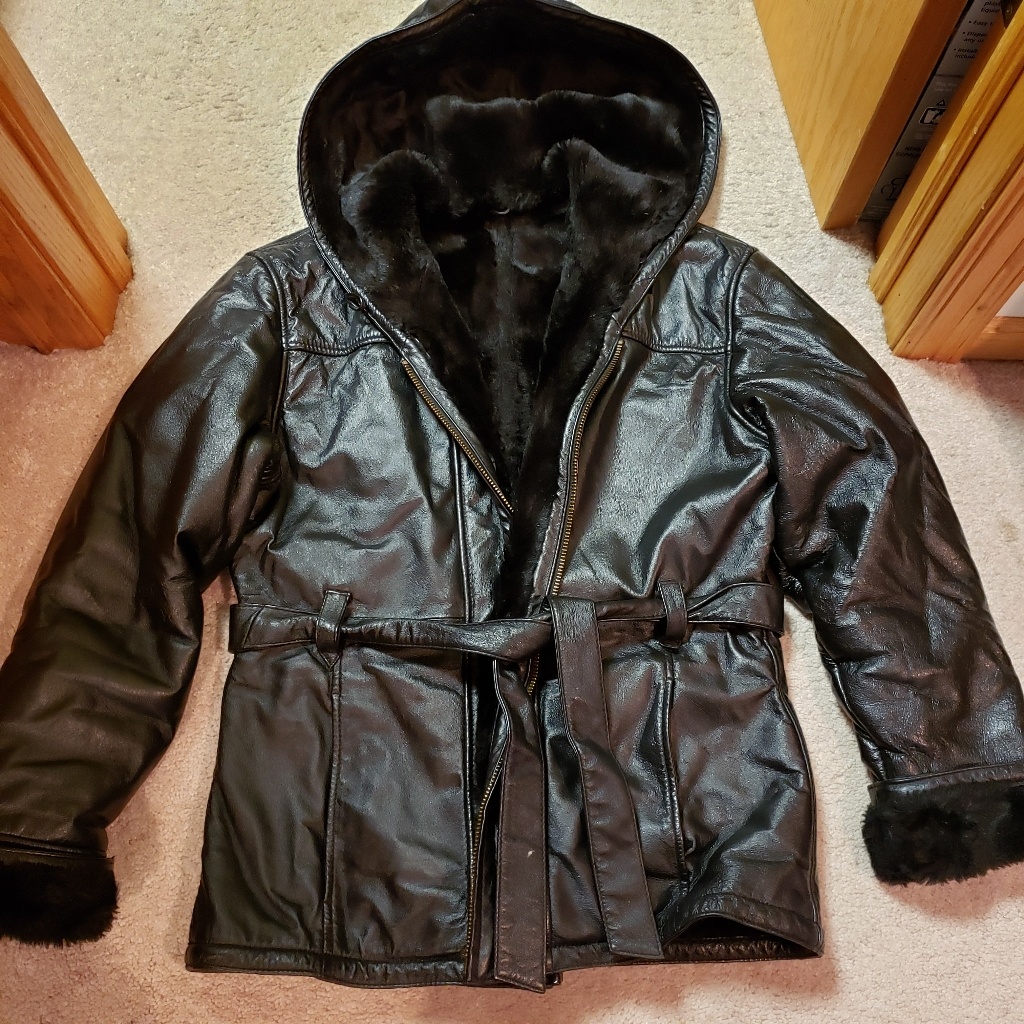Women's Wilson's Leather Winter Jacket Size Small